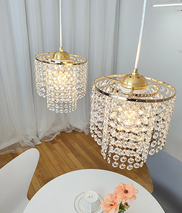 테일러 1등, 2등 크리스탈 식탁등, 펜던트조명