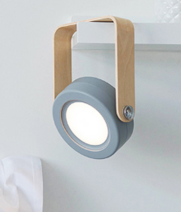 원통 우드 LED스탠드, USB 충전식 캠핑등/LED무드등, 무드조명