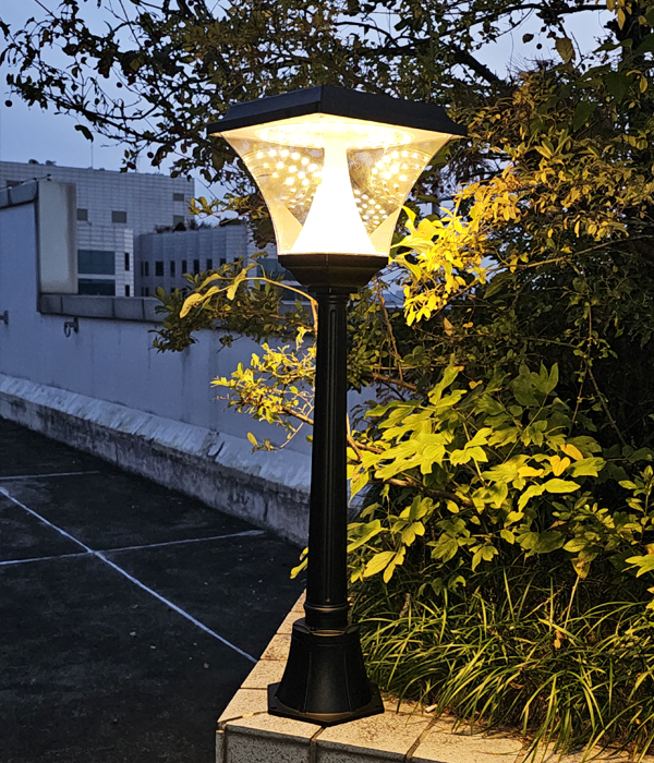 프리즘 10W 태양광잔디등 태양열정원등 야외조명