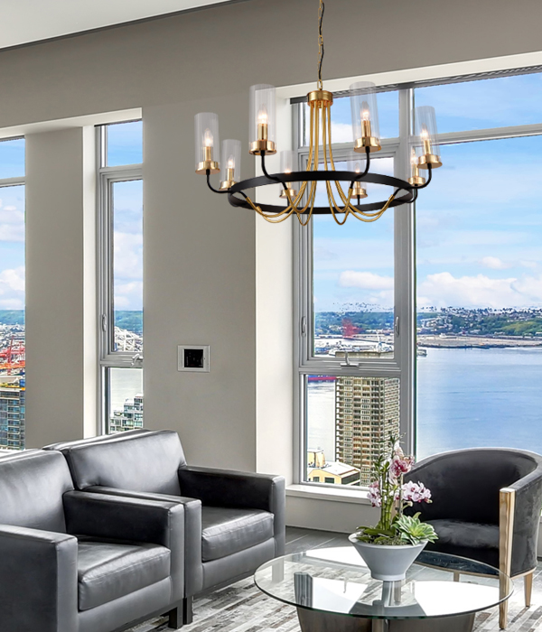 주베리 8등 거실조명 식탁전등 원형펜던트